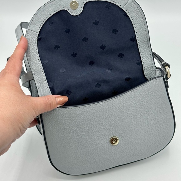 LIKE NEW Kate Spade Leila Mini Flap Crossbody - Avalon Mist - Picture 8 of 14